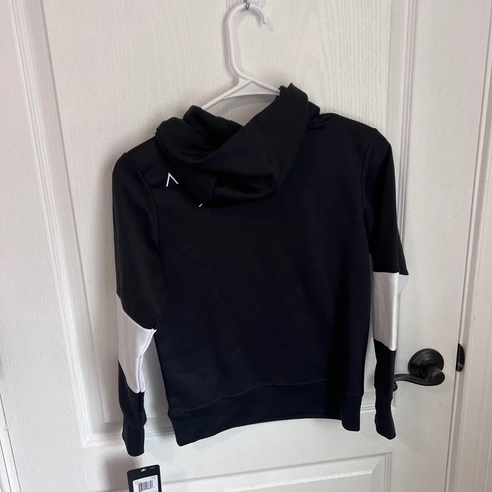 Jordan‎ Boys Dri-FIT Therma Hoodie Black White Jumpman Pullover 957839-023 Small